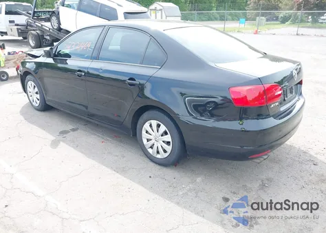 2013 Volkswagen Jetta 2.0L S from USA, damaged, VIN 3VW2K7AJ2DM295878